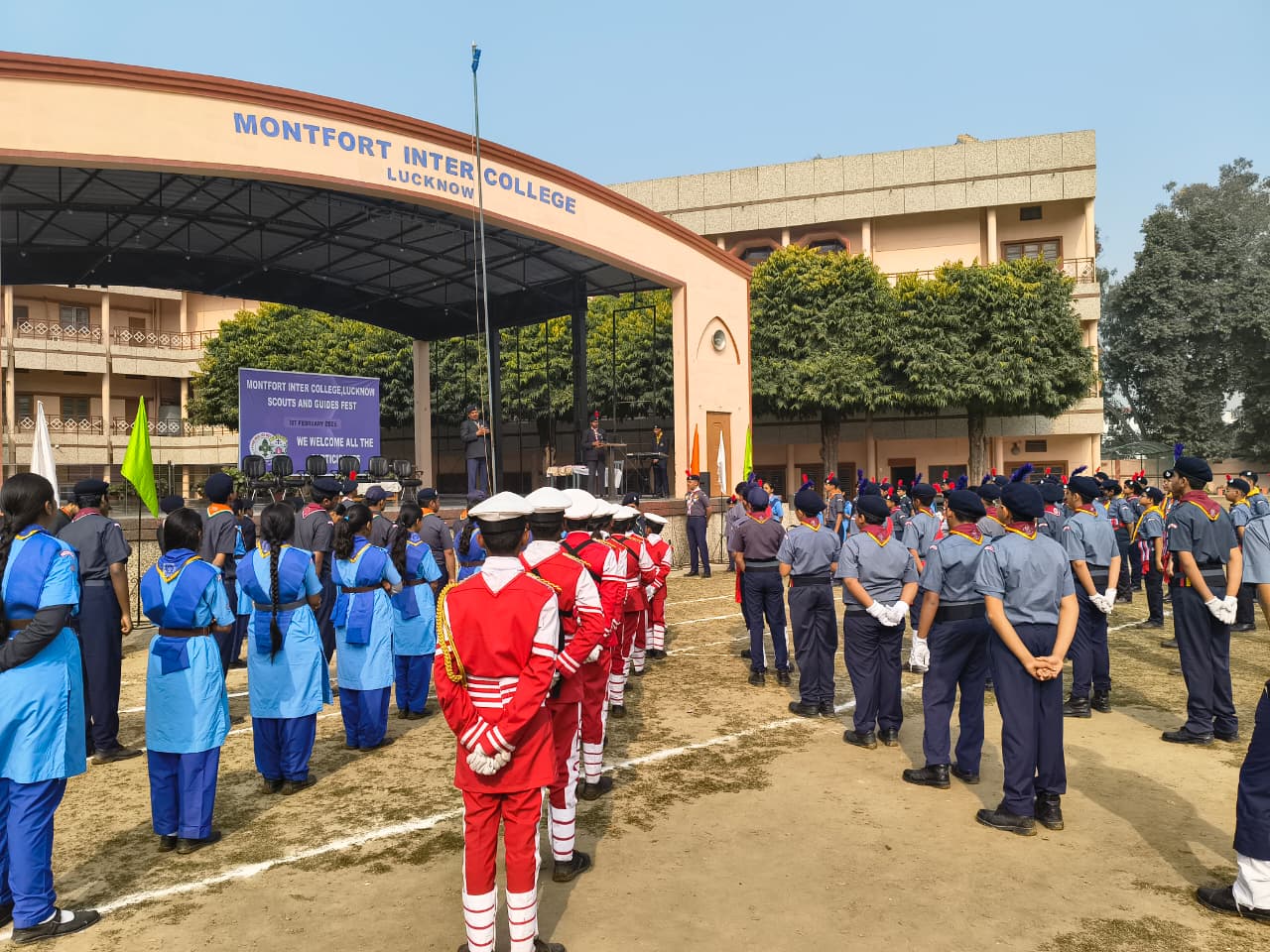 The Bharat Scouts and Guides camp 